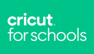cricut for schools stacked 600x350 green white logo
